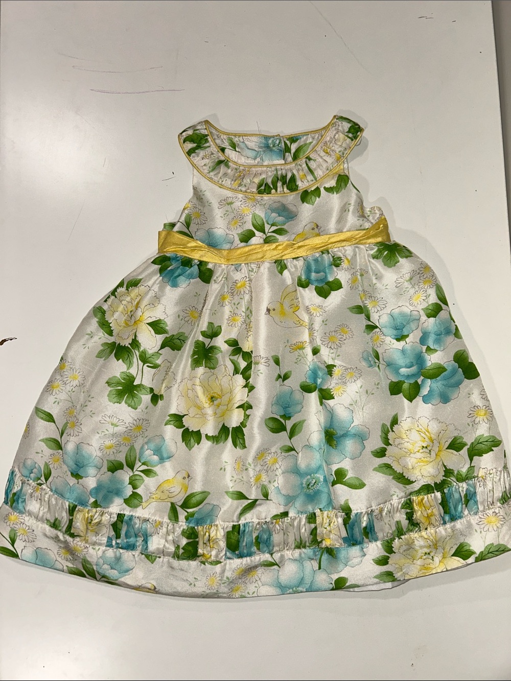 Janie and Jack White Floral Dress
